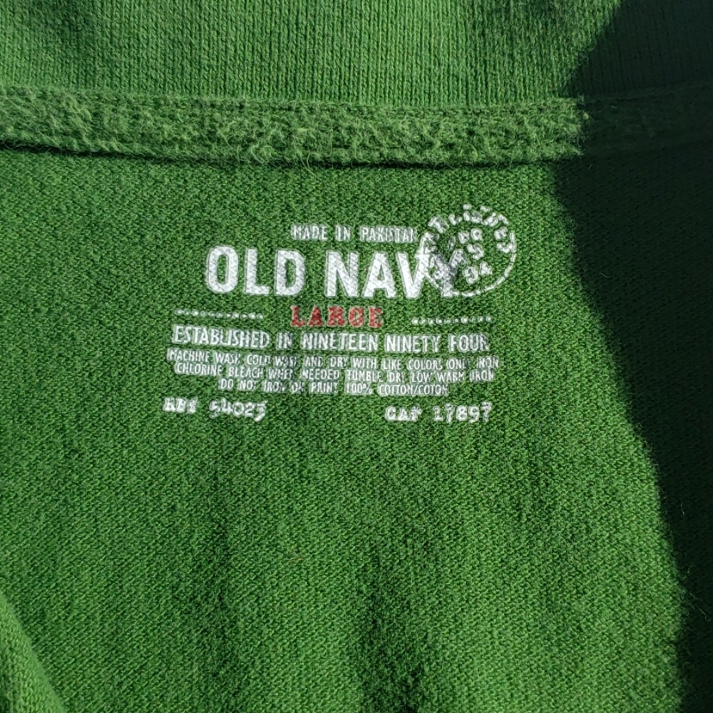 Old Navy Mens Green Polo - Picture 4 of 4